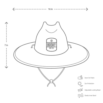 Patriot Bald Eagle Straw Hat